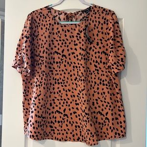 Leopard blouse